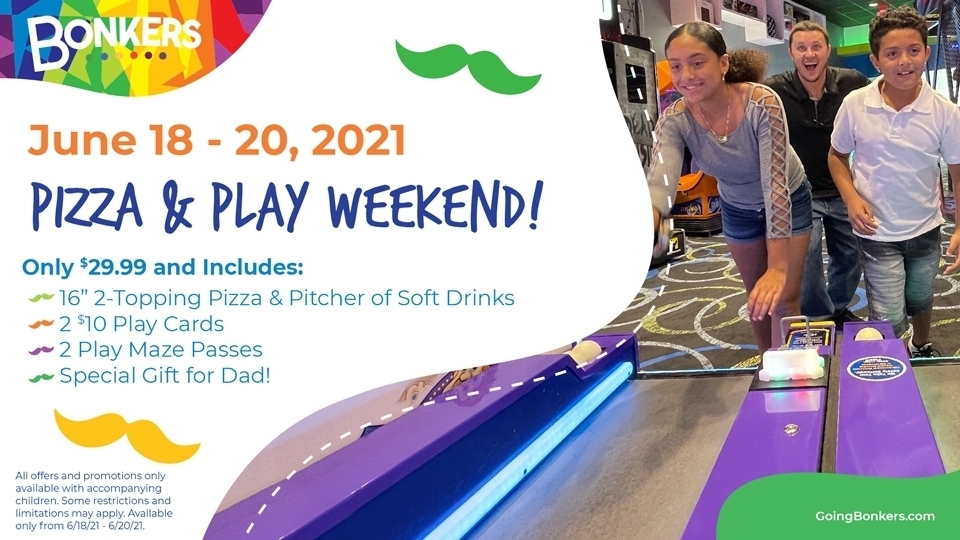 Pizza & Play Weekend!