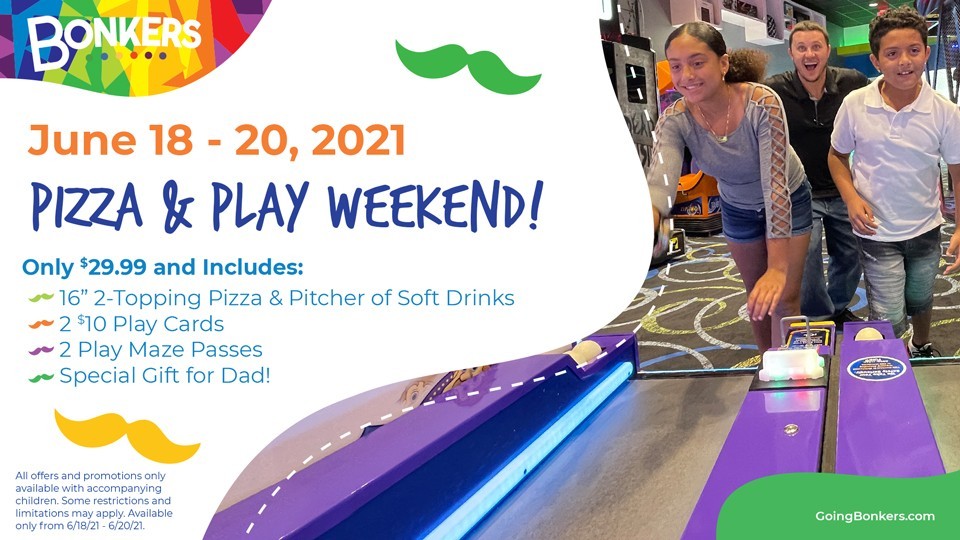 Pizza & Play Weekend