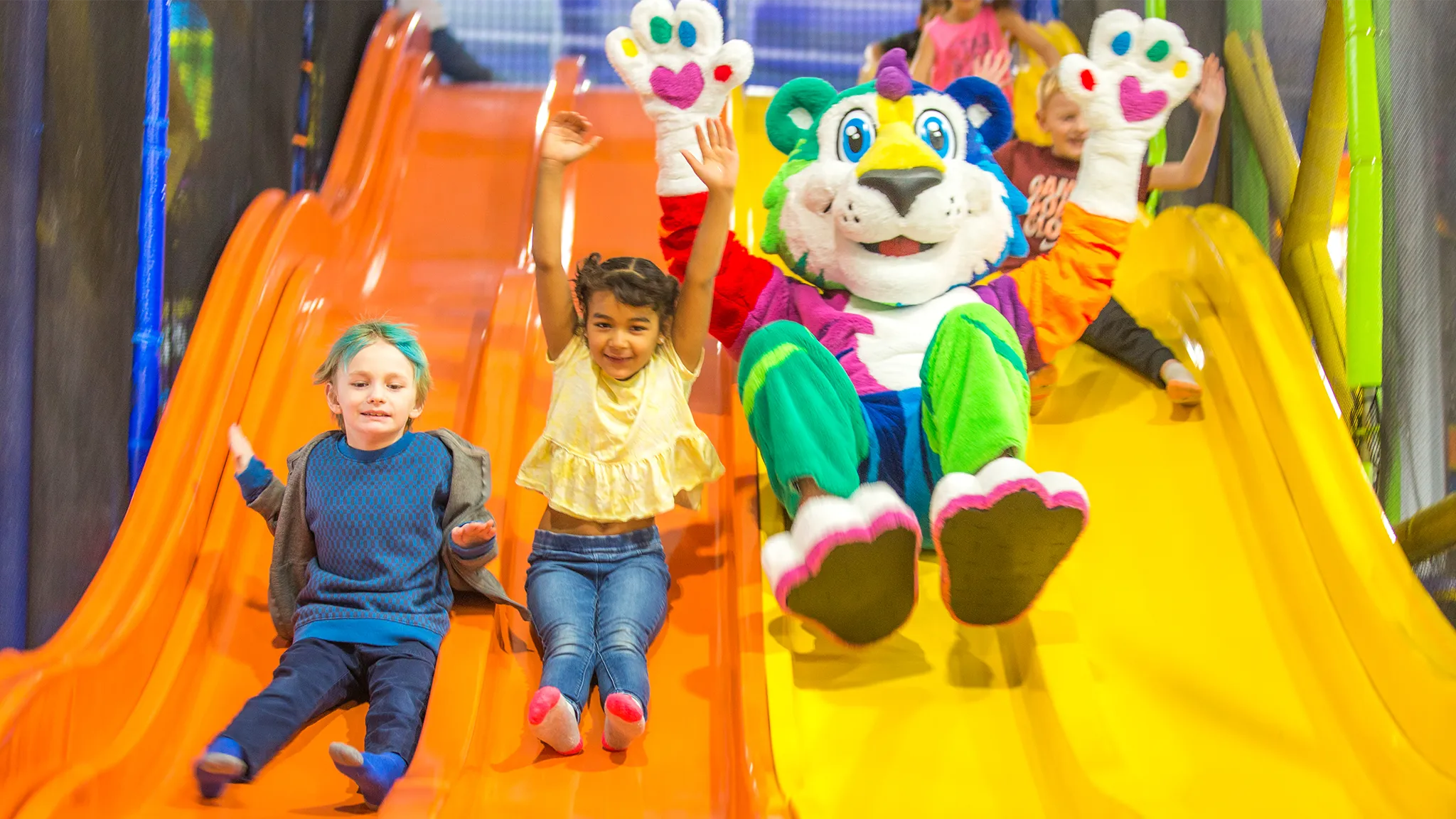 giant fun slide at bonker